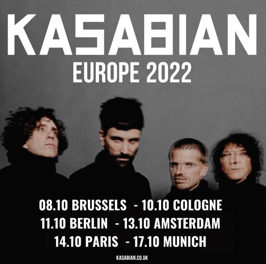 kasabian 2022 tour tshirt
